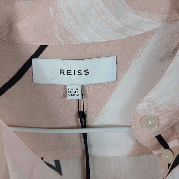 Reiss Anastasia Artist Print Dress Size 2 - Picture 7 of 11